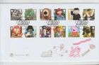 GB 2014 SHS STUART FDC Children`s TV special pmk with insert unaddressed