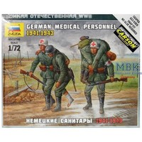 Zvezda ZV6143 1:72 Wwii German Medical Personnel