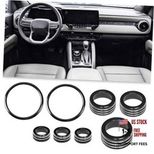 Interior Accessories for Chevy Colorado 2024 2025 2026 Air Vent Rings AC Black
