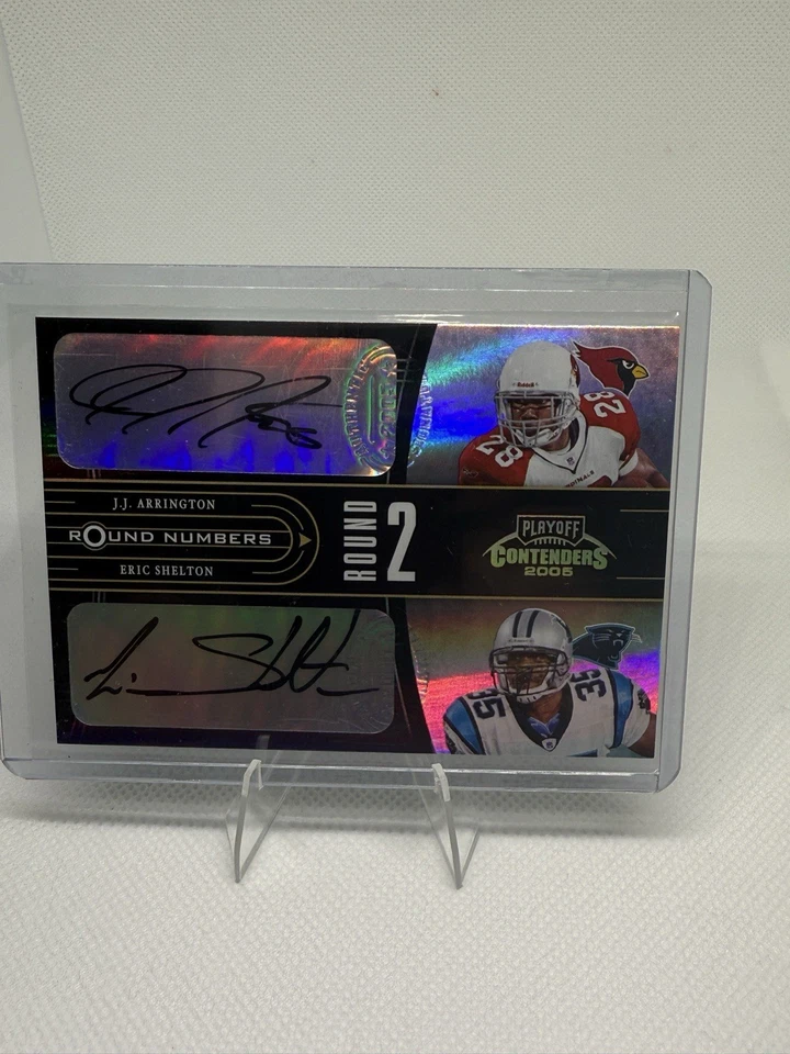 05 Contenders Round Numbers Vincent Jackson Reggie Brown Arrington Shelton 12/25 - Image 2 of 2