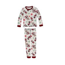 Disney Mickey Mouse Christmas Kids Pajama Set SZ 4T - Red, White,  Green NEW