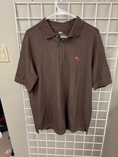 Tommy Bahama Men  s Polo Shirt Short Sleeve Size Large. Supima Cotton Blend. EUC