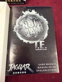 NBA Jam: Tournament Edition - Atari Jaguar - Box Game And Manual Authentic