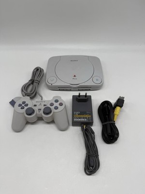 Sony PlayStation 1 PS One Spielekonsole - Weiß (SCPH-102) Schöner Zustand Set 15