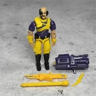 Vintage GI Joe Dr. Mindbender v2 Action Figure Near Complete Hasbro ARAH 90s