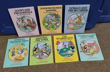 Vntg Disney Small World Library Adventures Around the World 7 My Hardcover Books