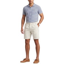 FARAH Mens Chino Shorts W32 Stone Cargo Combat Cotton Summer Casual Short Pants
