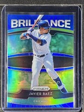 Baez, Javier - 2020 Prizm - Brilliance - Blue - Silver