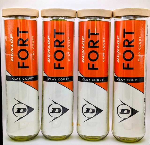 Dunlop Fort Clay Court 4-Ball Can