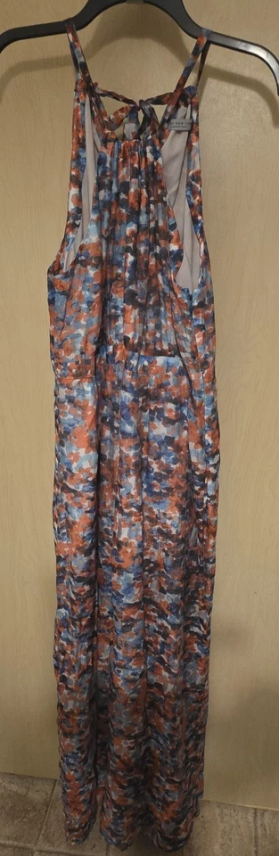 Maxi vestido para mujer Marc New York Andrew Marc sin mangas forrado floral talla 14 Foto 2 de 4