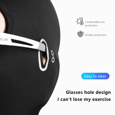 Summer Bicycle Cycling Scarf Sunscreen Face Cover Breathable Ice Cold Mask-lk