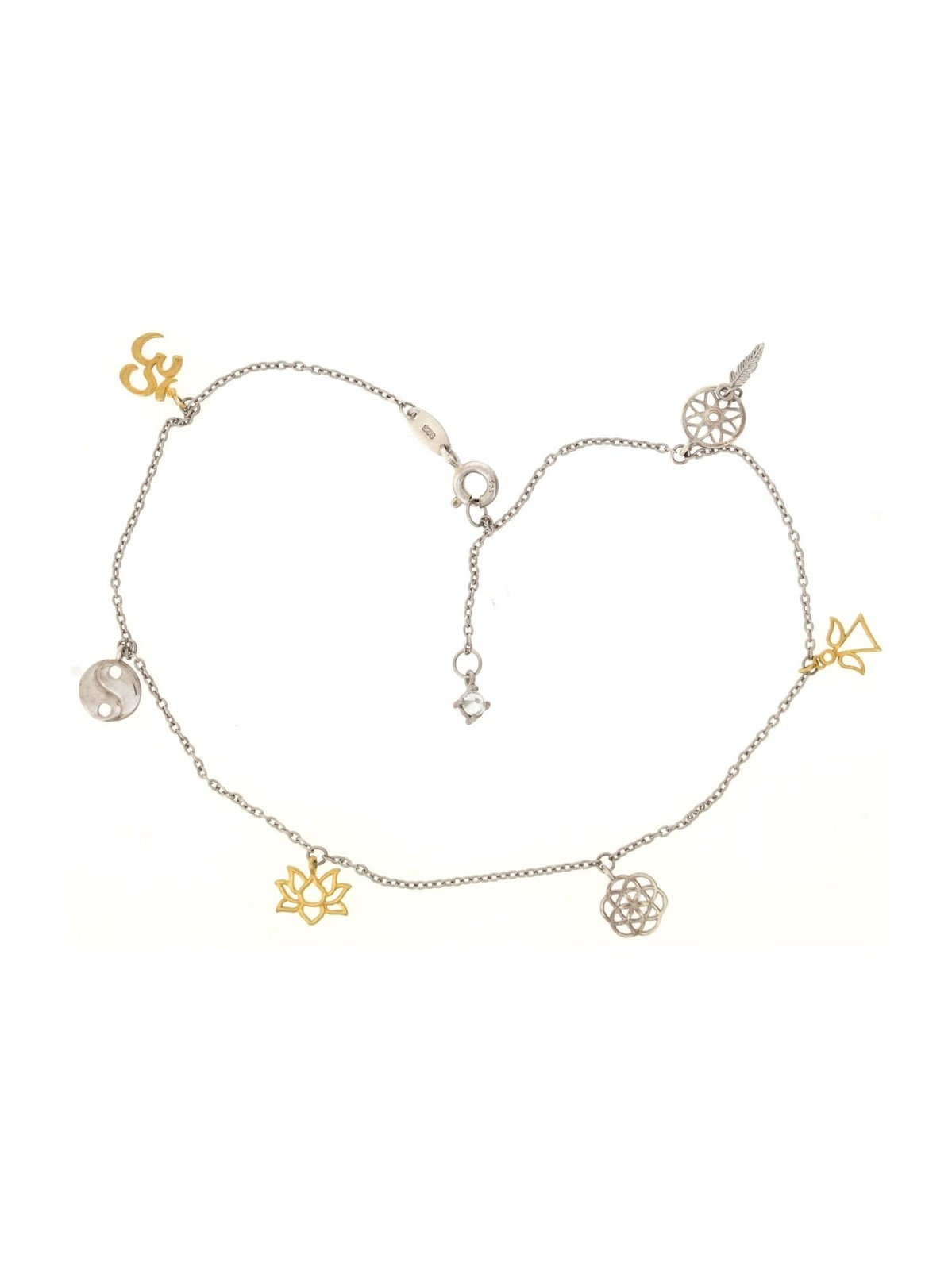Miamar 45.1046 Damen Fußkettchen Sterling-Silber 925 25 cm