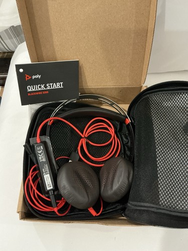 Poly - Blackwire 5220 USB-A Headset (Plantronics) - Wired, Dual Ear (Stereo) - 第 2/2 張圖片