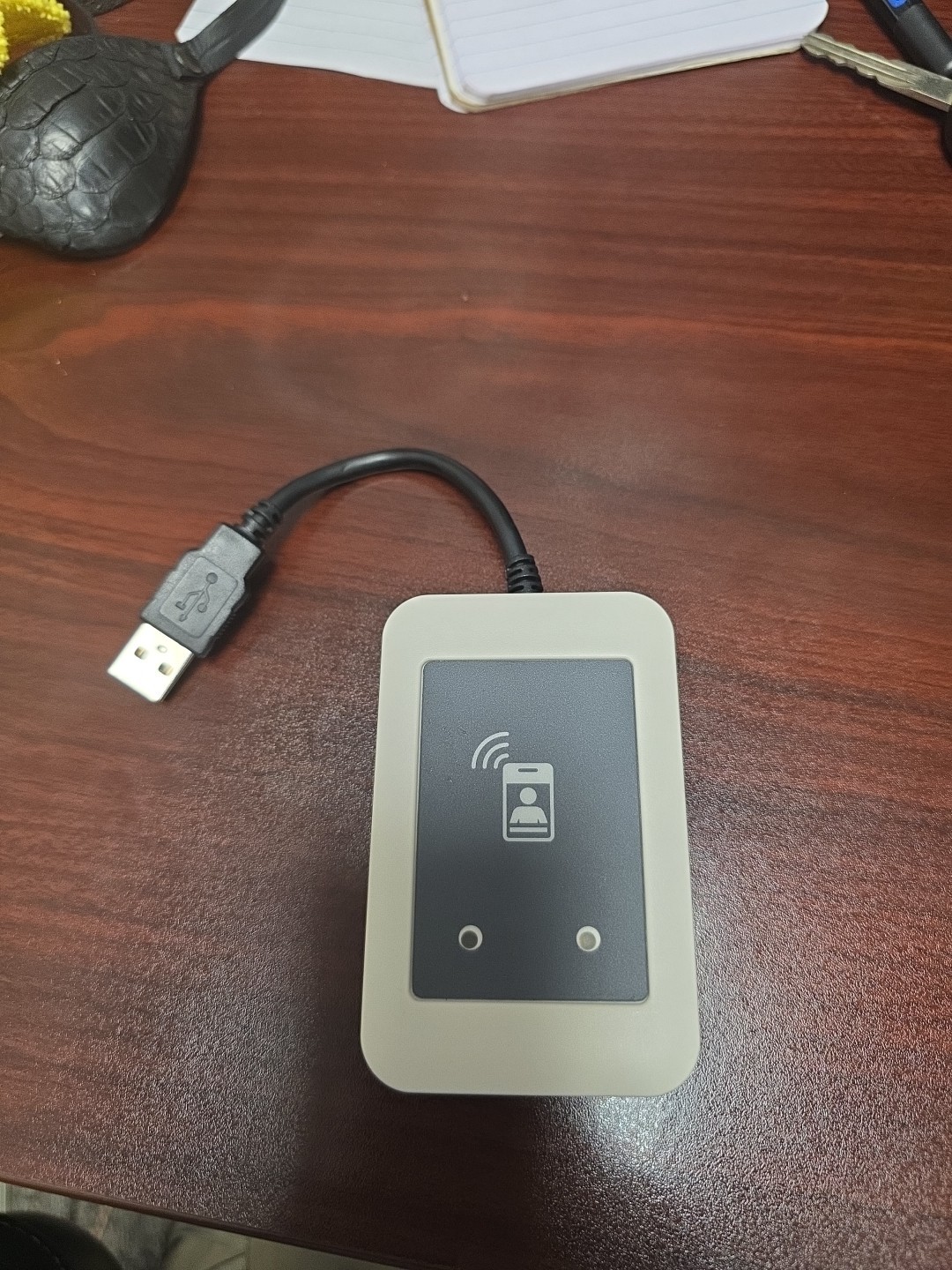 Elatec TWN4 MultiTech-P USB MIFARE NFC RFID Reader w/2m Cable 7948A-TWN4F1