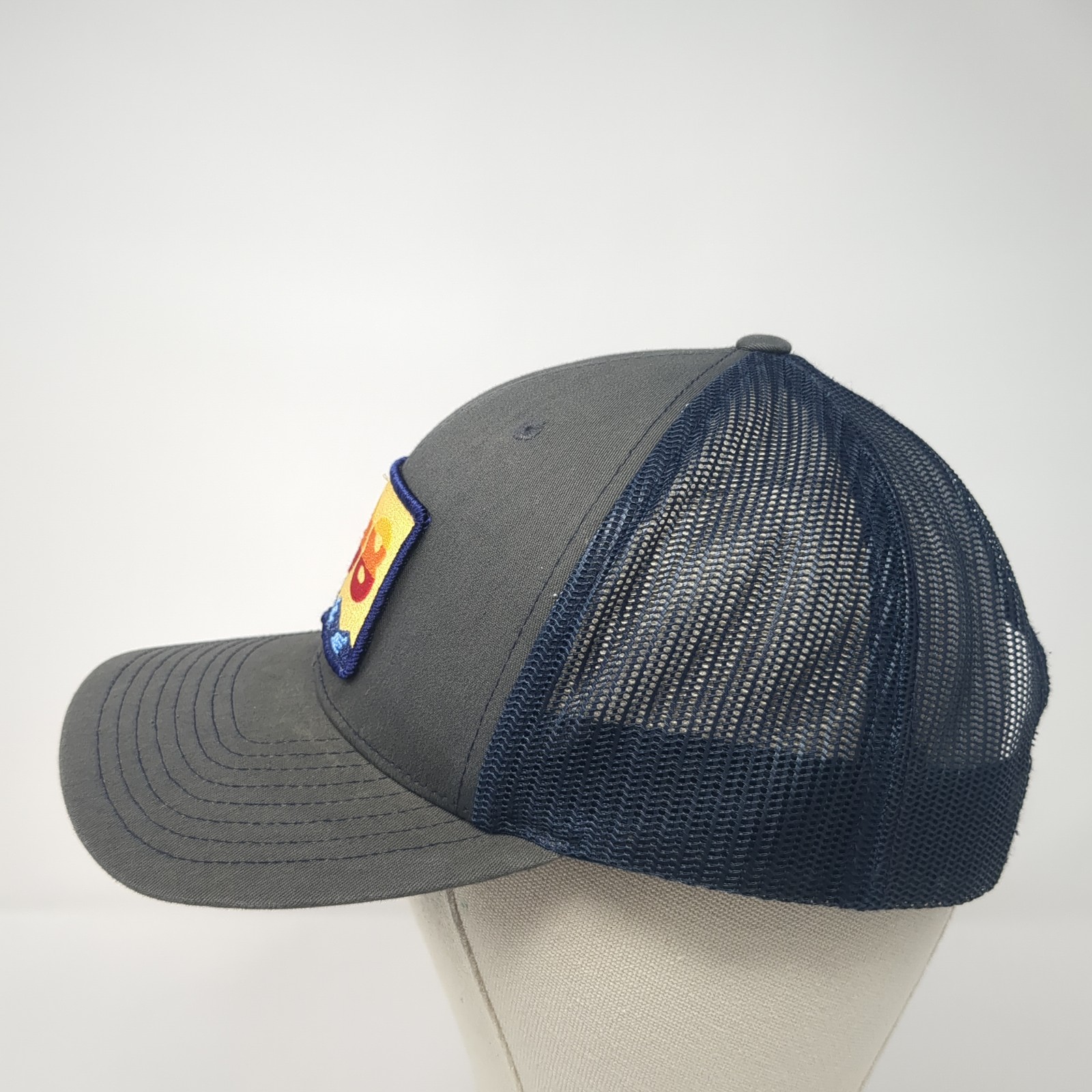 208 Patch Snapback Mesh Back Trucker Hat Multicol… - image 3