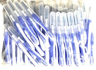 GUM Trav-ler Interdentalbürsten hellblau 0,6mm - 50 Stück Zahnzwischenraumbürste