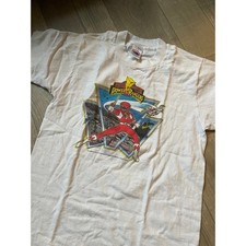 Vintage 1994 Power Rangers Shirt Kids Large Red Ranger