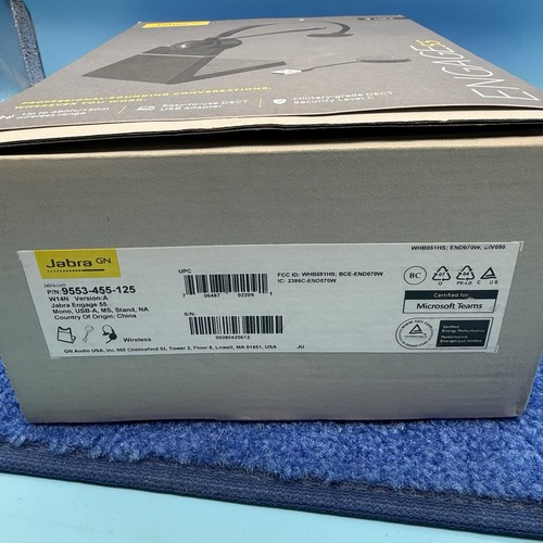 Jabra Engage 55 USB-A Mono Wireless Headset with Charging Stand 9553-455-125 - Photo 4/4