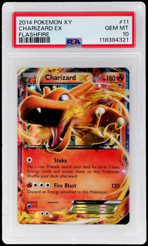 2014 Pokemon XY Flashfire Charizard EX #11 PSA 10 Gem Mint