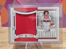 2024-25 Panini National Treasures Colossal Materials Bub Carrington /99 RC