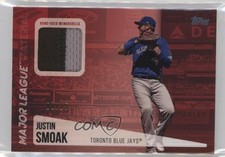 2019 Topps Major League Material Relics Series 2 Red 8/25 Justin Smoak 13iq