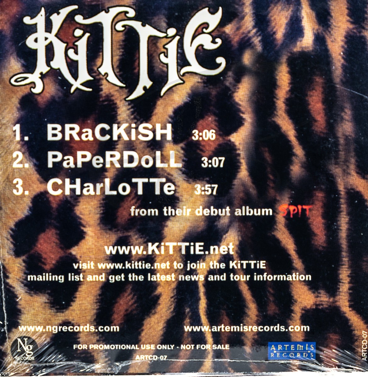 KITTIE 2000 SPIT 3 TRACK PROMO CD SAMPLER | eBay