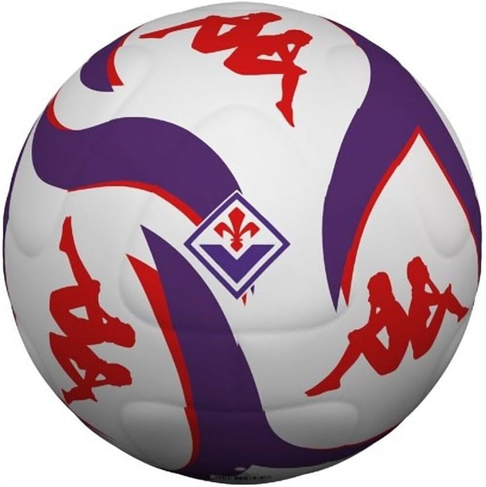 KAPPA PALLONE FIORENTINA UFFICIALE SIZE 5 BIANCO VIOLA ROSSO