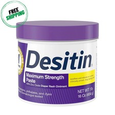 Desitin Maximum Strength Diaper Rash Paste 16 Oz With 40 Zinc Oxide Cream