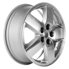 For Chevy Cavalier 03-05 5-spoke Silver 15x6 Alloy Factory Wheel Remanufactured For Chevy Cavalier 03-05 5-spoke Silver 15x6 Alloy Factory Wheel Remanufactured