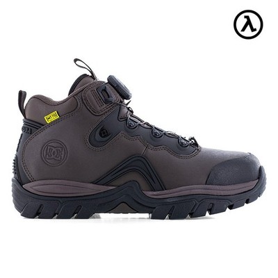DC NAVIGATOR WORK MEN'S BROWN/BLACK HIGH TOP BOA  FIT SYSTEM BOOTS DC60703 - NEW
