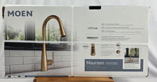 Moen Maureen 87493BG Pull Down Kitchen Faucet Brushed Gold Reflex Boost NEW
