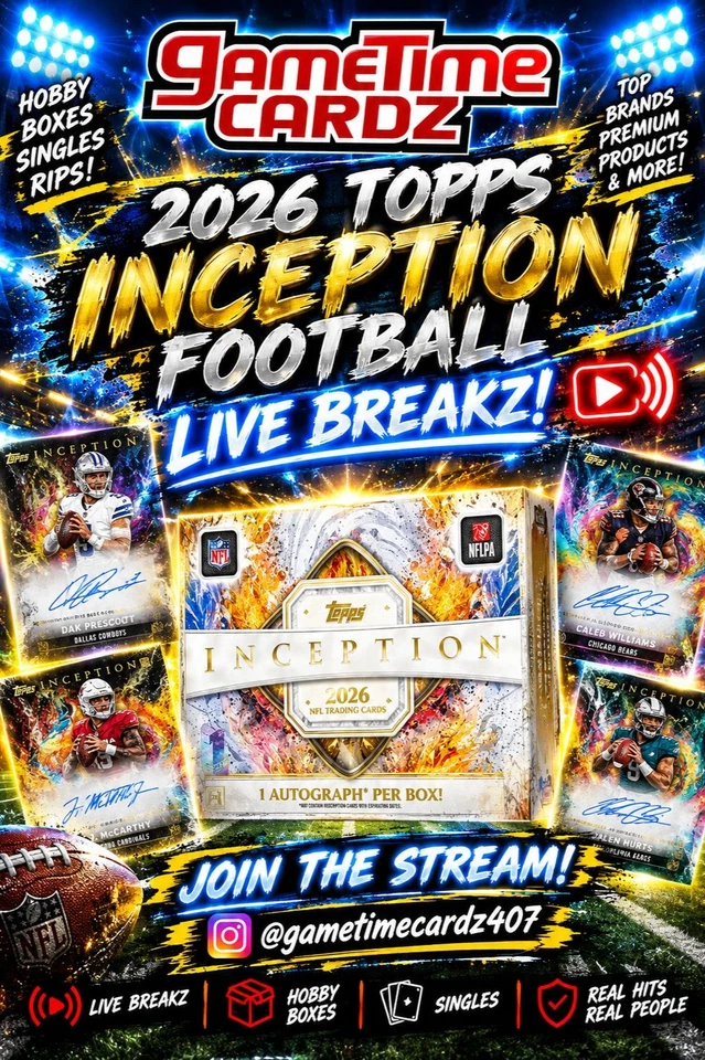 2026 Topps Inception FOOTBALL Release Day! NFL, NHL, MLB, NBA, & Soccer!