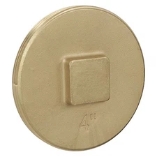 Oatey 42374 Cleanout Plug,4 In,Brass