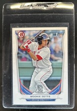 2014 Bowman Mookie Betts Prospects Rookie RC #BP109 Red Sox