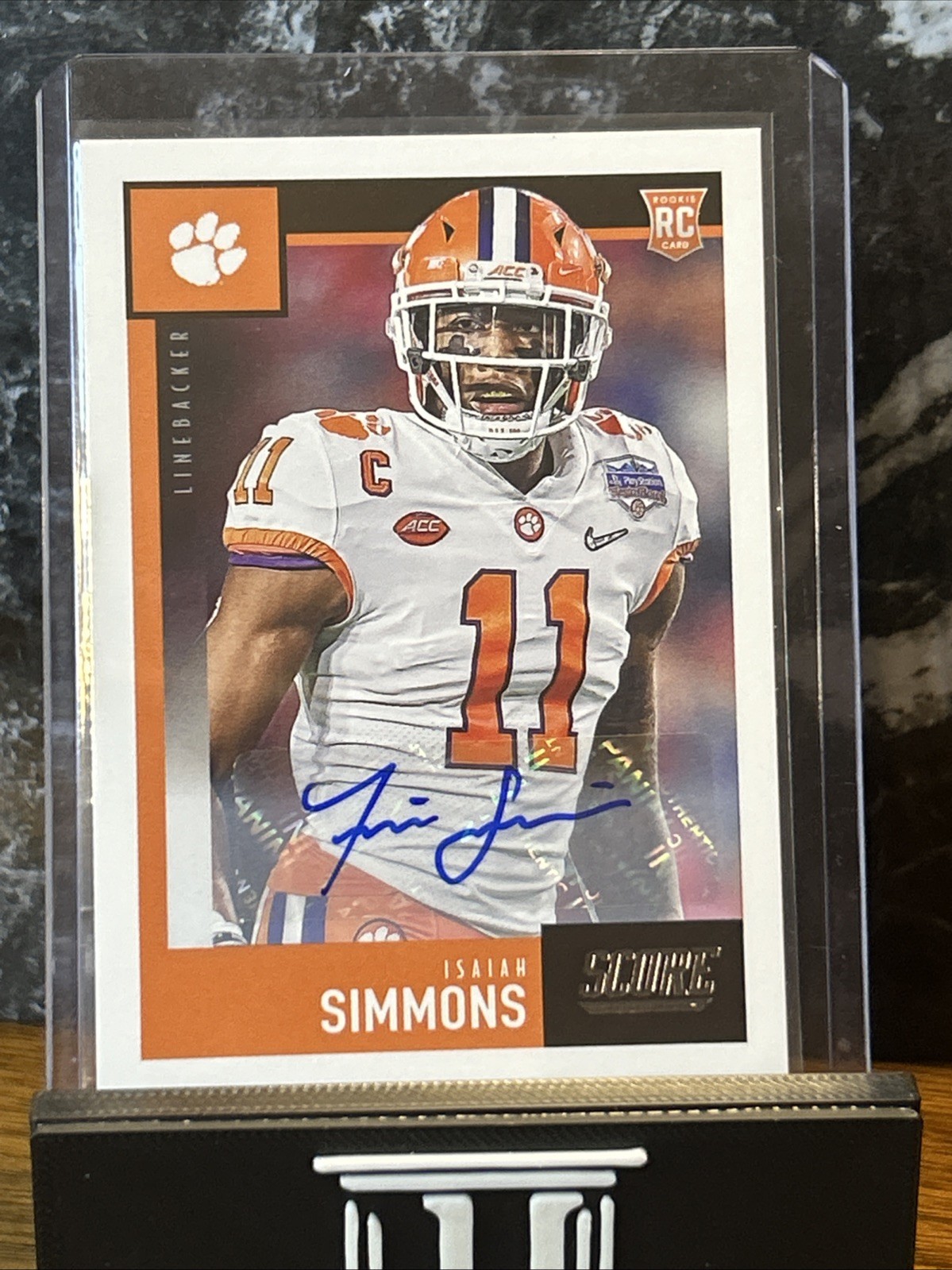 Isaiah Simmons Panini Score #346 Signature