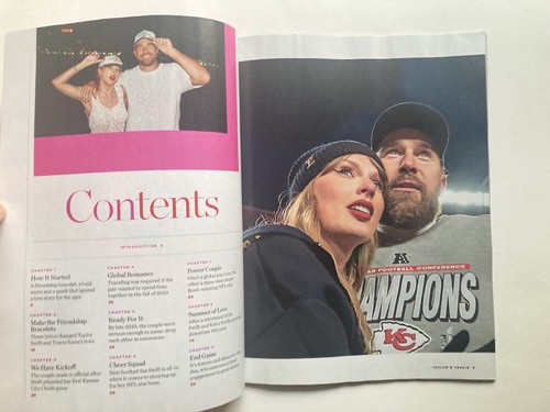 TAYLOR SWIFT & TRAVIS KELCE - A TRUE LOVE STORY 2025 US WEEKLY SPECIAL Magazine - Picture 3 of 8