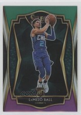 2020 Panini Select Premier Level Green White Purple Prizm LaMelo Ball #183 0wa5
