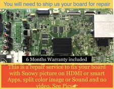 Repair 🛠 Service For LG 60UF7300-UT, EBT64077103 EBT64077102 Main Board