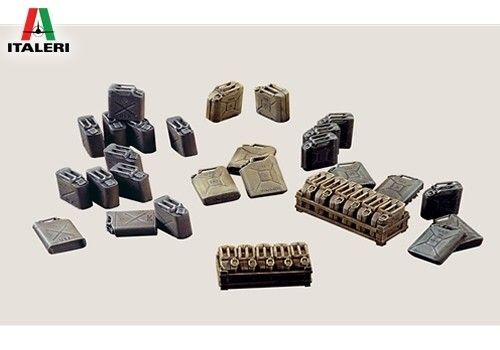 Italeri IT0402 JERRY CANS KIT 1:35 Modellino