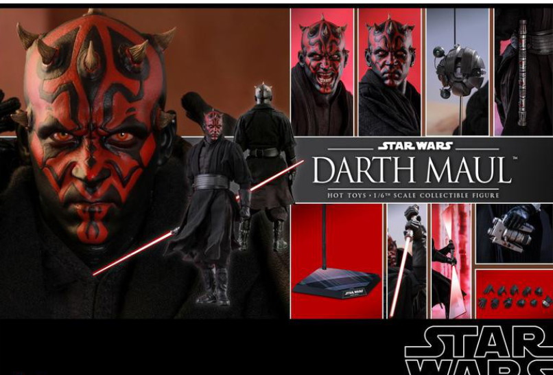 Hot toys 1/6 Figure DX16 Star Wars EP1 - Darth Maul Standard