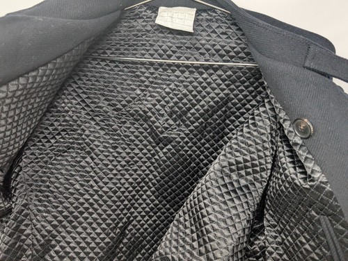 Gucci Military Style Jacket Mens Size 52 Black Wool Gold Button Coat (93) - Picture 14 of 20