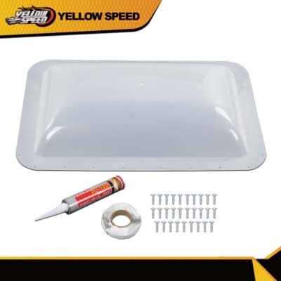 RV Skylight Cover Exterior Semi-Transparent Camper Skylight 17.8'' X 25.8'' 