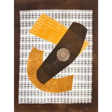 F. Ropell - Modernist Screenprint (ca. 1970, signed on back)