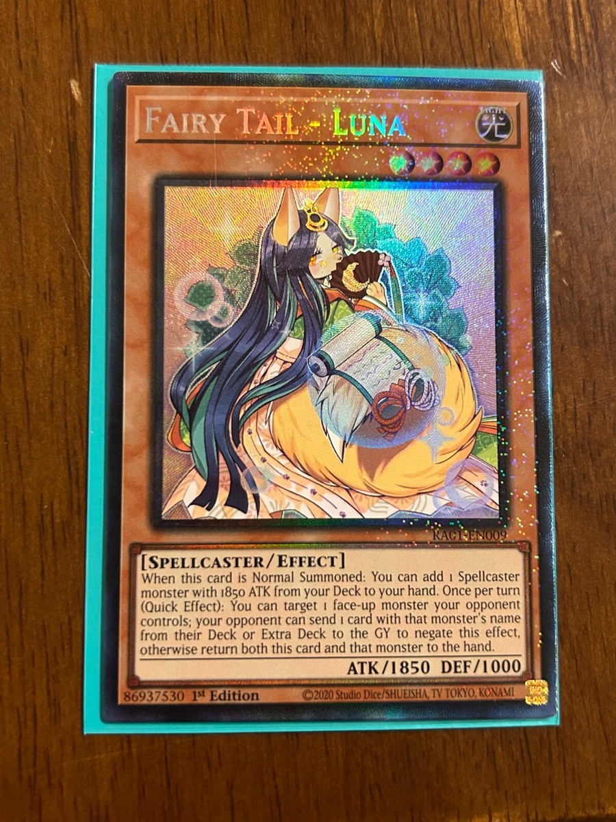 fairy tail yugioh cards RA01-EN009 - Fairy Tail - Luna - Ultimate Rare - Effect Monster main image 1