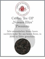 Ceylon Tee Op „Nuwara Eliya“ Premium 250G
