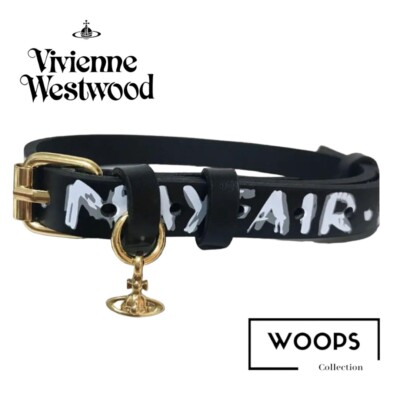 Vivienne Westwood Gold Orb Leather Choker Necklace Unused | eBay
