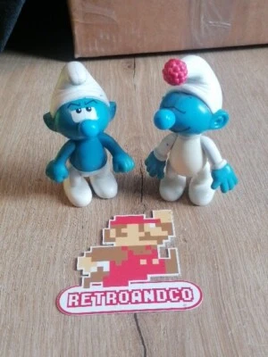 Lot Figurines Les Schtroumpfs Smurfs PEYO MC DONALD'S 2002 JOUET - Photo 1/4