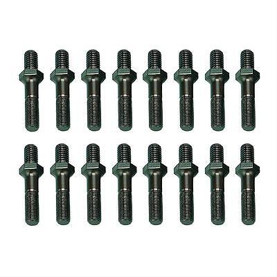 Trick Flow TFS-51400614, Set of 16 Black Chromoly Rocker Arm Studs 7/Fits 16-20