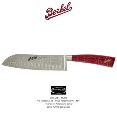 Berkel - Elegance Rot - Messer Santoku CM 18 - Fleisch Fisch Gemüse