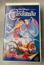 Cinderella Black Diamond W. Disney 410 VHS 1988 Masterpiece in Great Condition